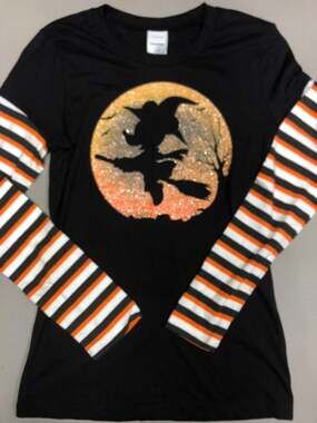 Disney Minnie Mouse Halloween TShirt JR size M
